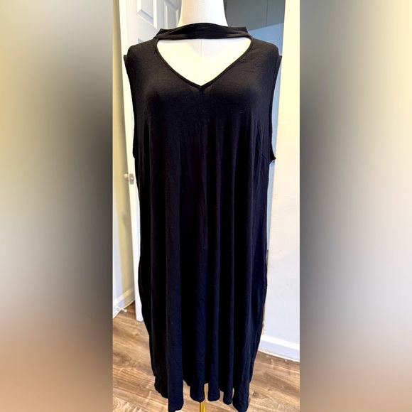 breathless Dresses & Skirts - Breathless Black Sleeveless Choker Dress – Size 1X